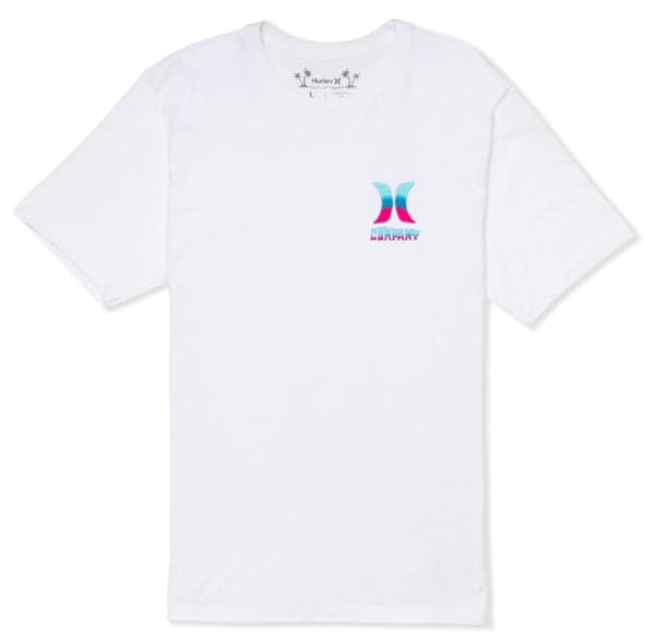 Hurley Everyday H Flame Short Sleeve WHITE