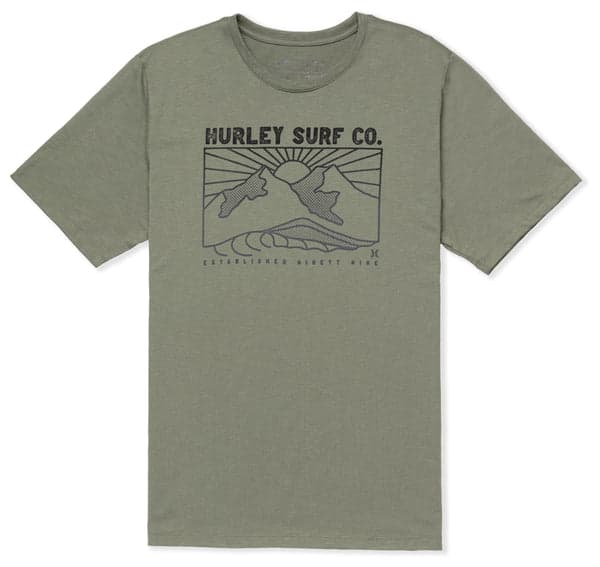 Hurley Everyday H2O Dri Horizon Line Slub ARMY