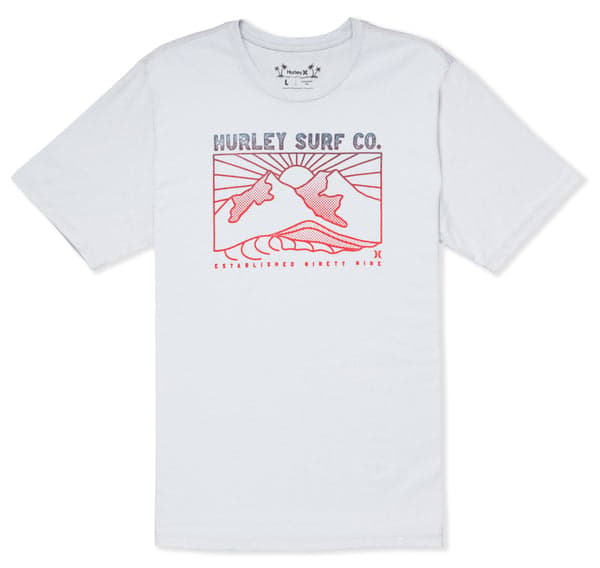 Hurley Everyday H2O Dri Horizon Line Slub PLATINUM