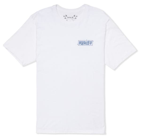 Hurley Everyday Island Vibes Short Sleeve WHITE