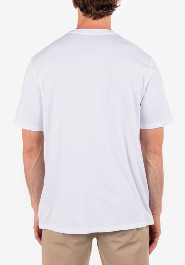 Hurley Everyday Newspaper Short Sleeve WHITE