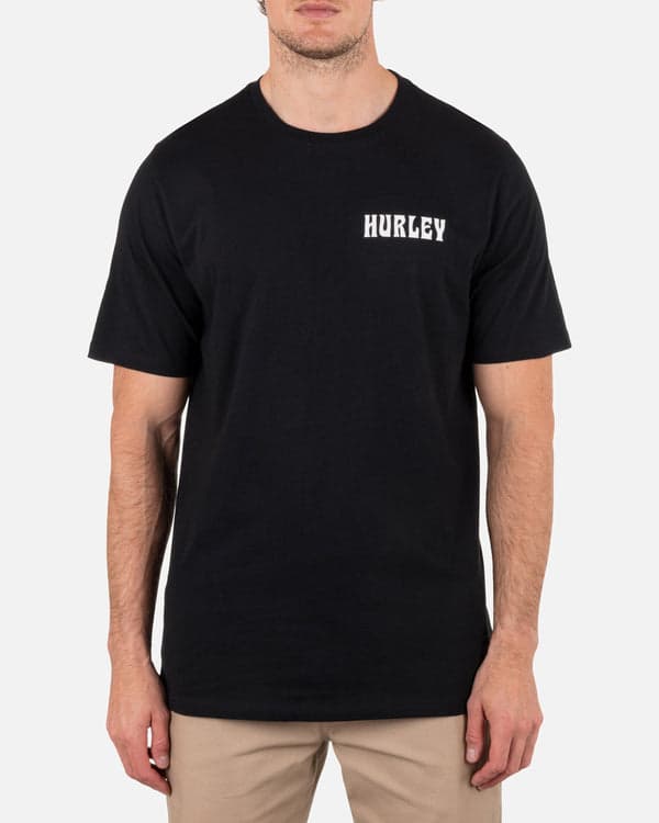 hurley Everyday Prism Short Sleeve BLACK
