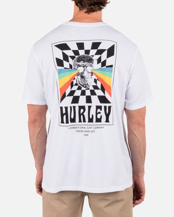 Hurley Everyday Prism Short Sleeve WHITE