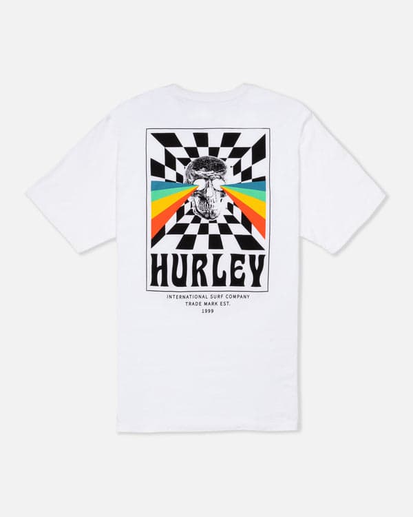 Hurley Everyday Prism Short Sleeve WHITE