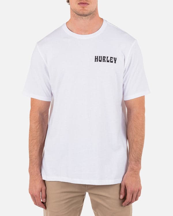 hurley Everyday Prism Short Sleeve WHITE