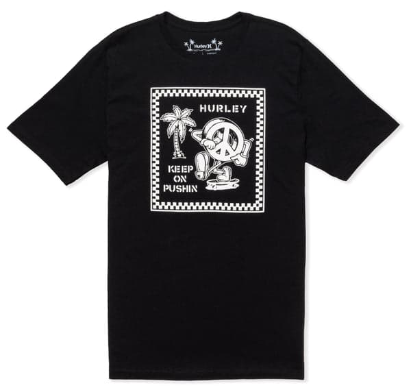 Hurley Everyday Pushin Short Sleeve BLACK