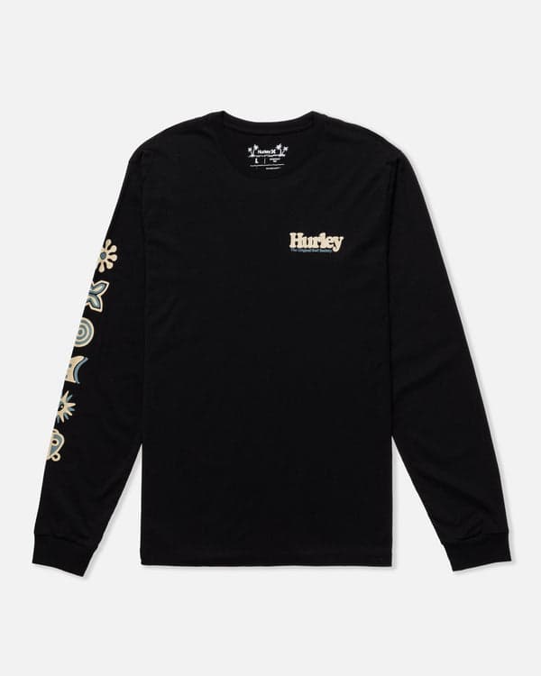 Hurley Everyday Society Long Sleeve BLACK