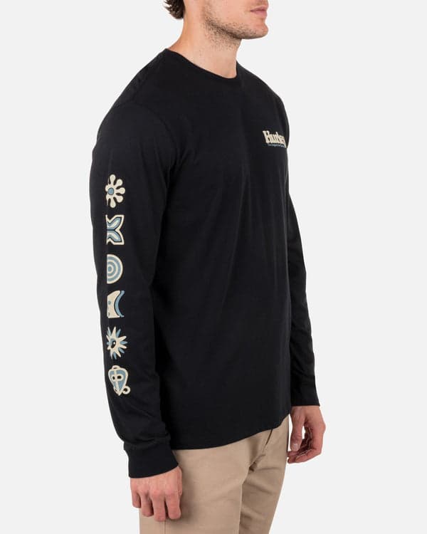 Hurley Everyday Society Long Sleeve BLACK