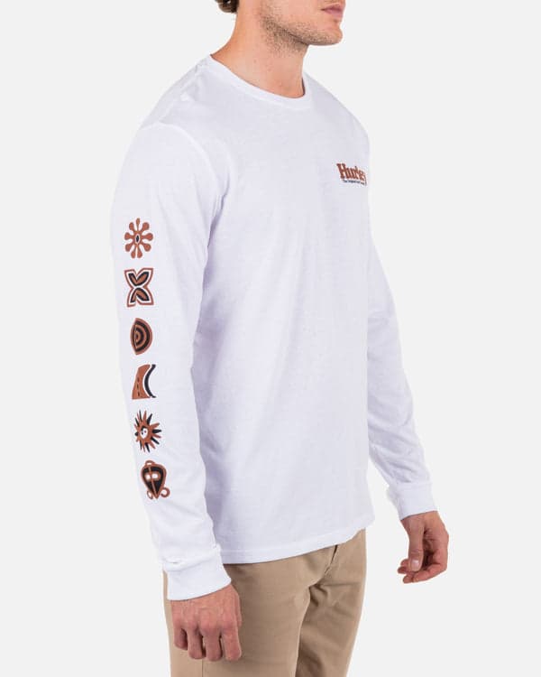 Hurley Everyday Society Long Sleeve WHITE
