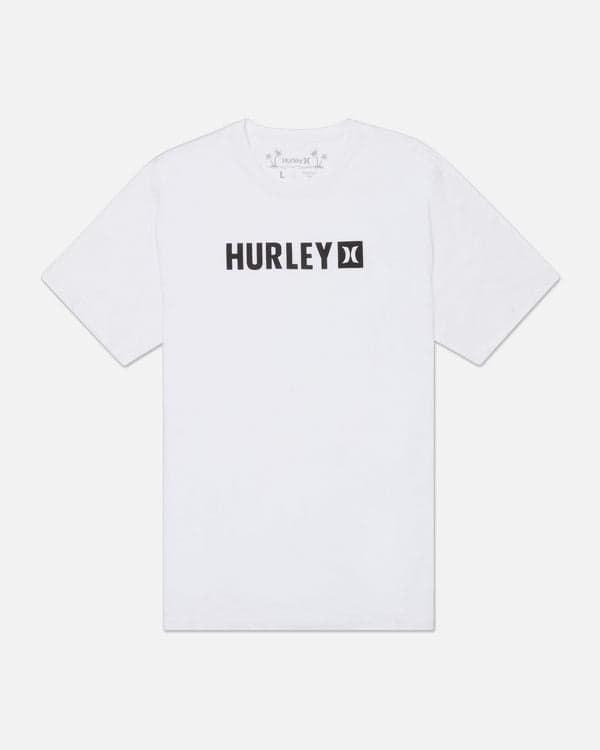 hurley Everyday The Box Short Sleeve Tee White 2