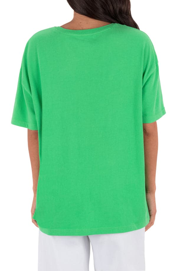 Hurley Ex Libris Boyfriend Tee Island Green
