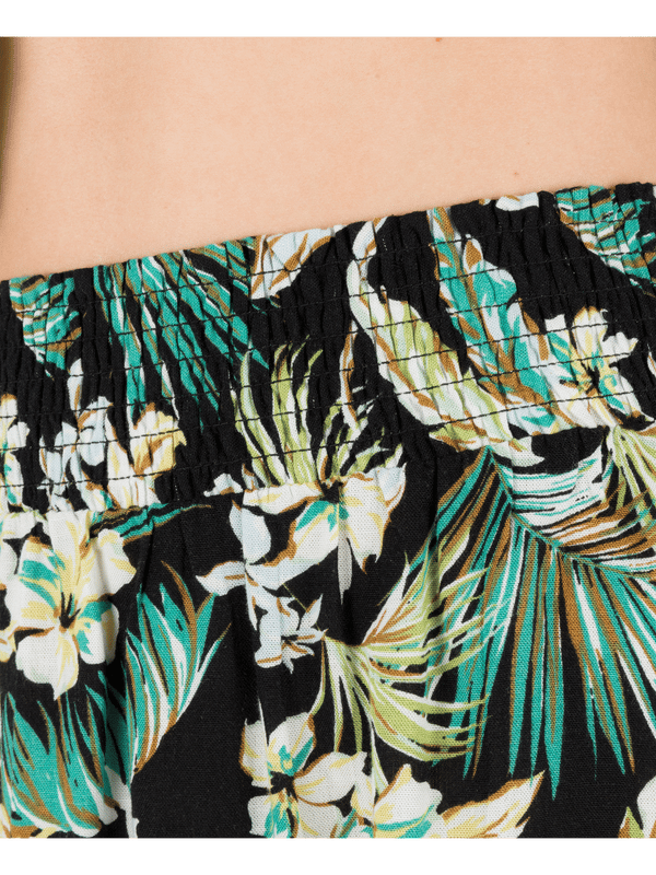 Hurley Fall Palms Skirt BLACK