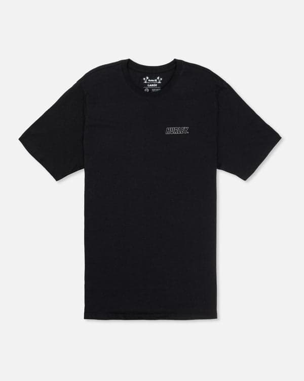 Hurley Fastlane Lined Short Sleeve Black