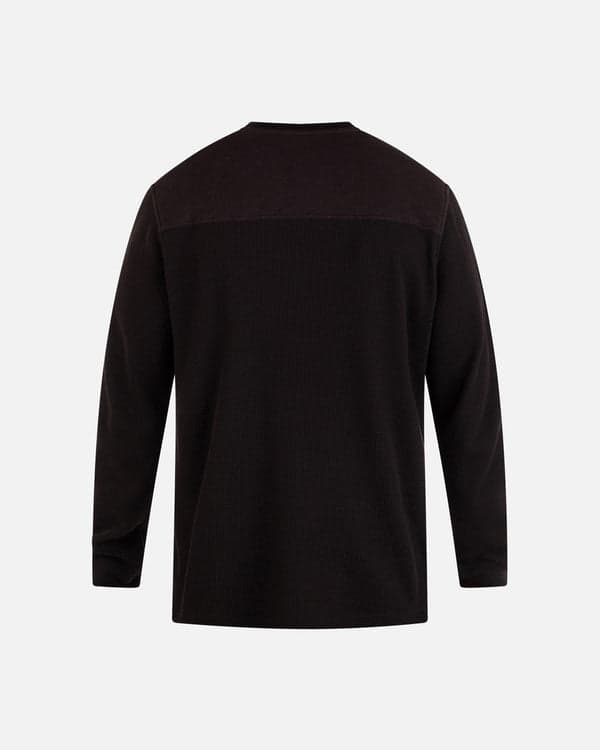 Hurley Felton Thermal Crew Long Sleeve Black