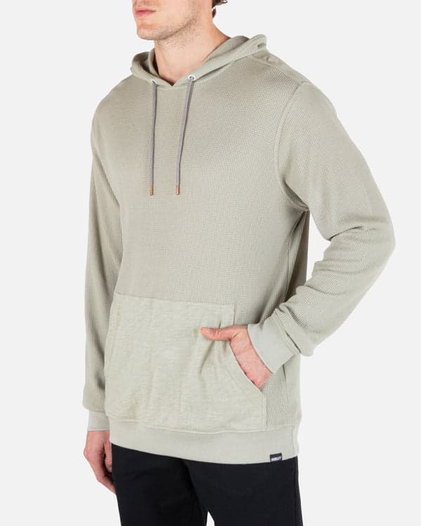 Hurley Felton Thermal Long Sleeve Hoodie Sandstorm