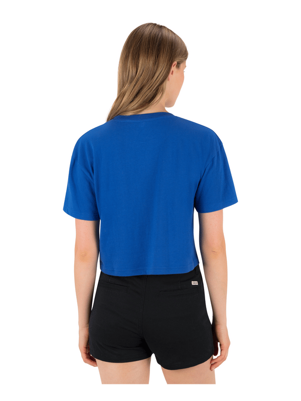 Hurley Fine Establishment Boxy Crop Tee OCEAN BLUE