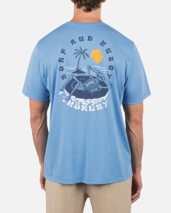 Hurley Floating Short Sleeve Aquifer Heather