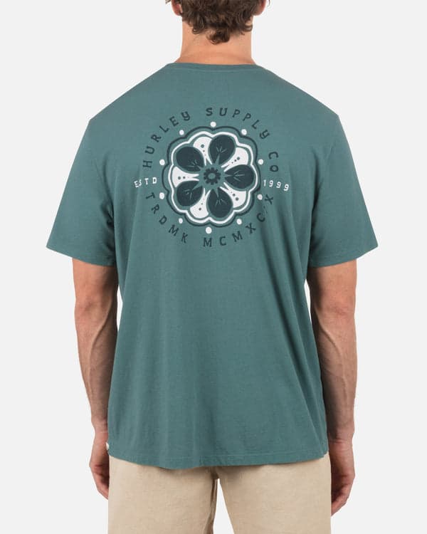 Hurley Flowered Short Sleeve Artillery
