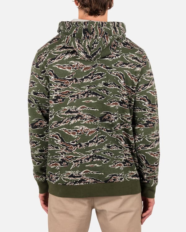 Hurley Forest Camo Pullover CHARCOAL FERN