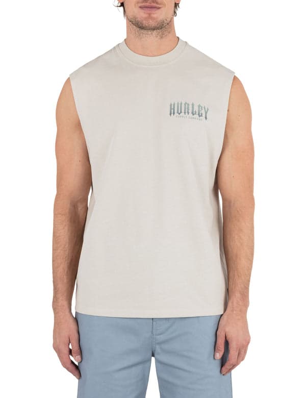 hurley Forged Muscle Tee BONE