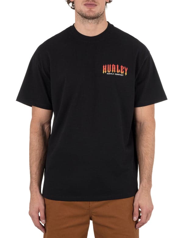 hurley Forged Short Sleeve BLACK