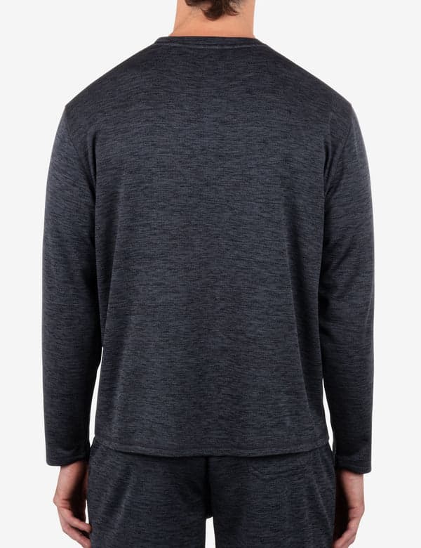 Hurley H2O Dri Daybreak Long Sleeve Crew BLACK