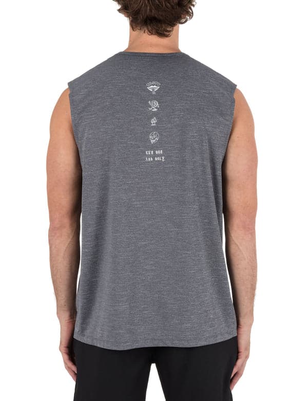 Hurley H2O Dri Outback Muscle Tank BLACK