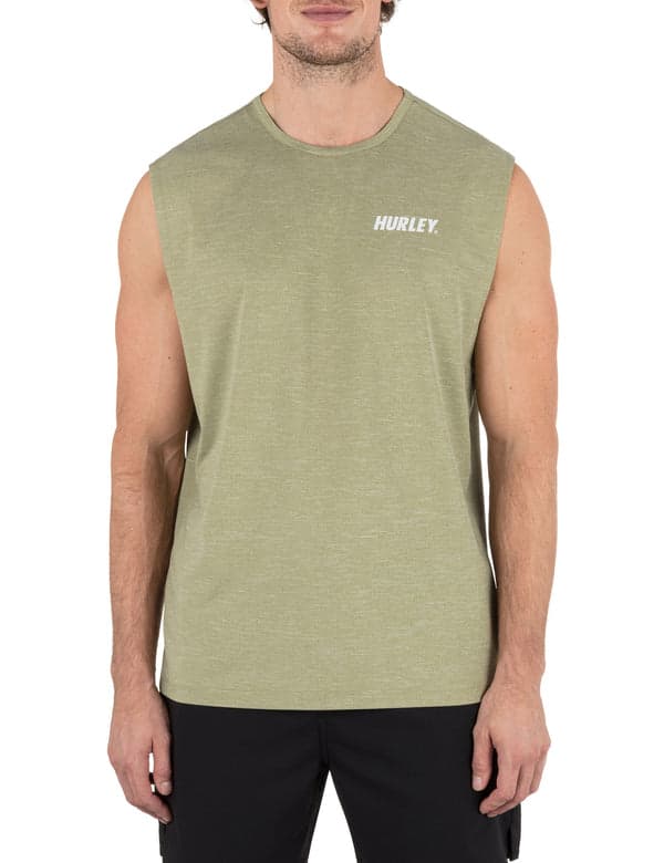 hurley H2O Dri Outback Muscle Tank CACTUS ROOT
