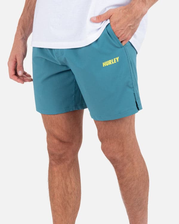 Hurley H2O Dri Trek Walkshort 7" Deep Emerald