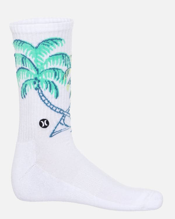 hurley H2O Jacquard Crew 1Pk White