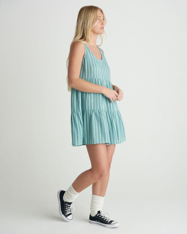 Hurley Hidden Treasures Mini Dress Reef Waters