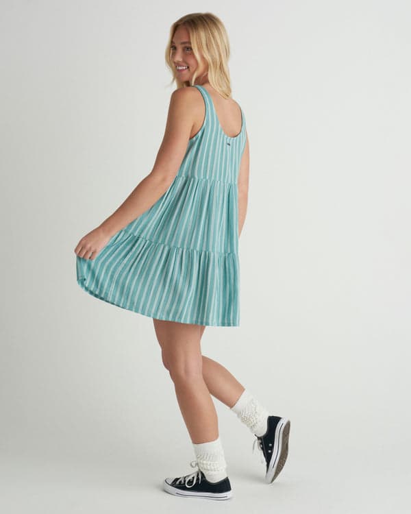 Hurley Hidden Treasures Mini Dress Reef Waters