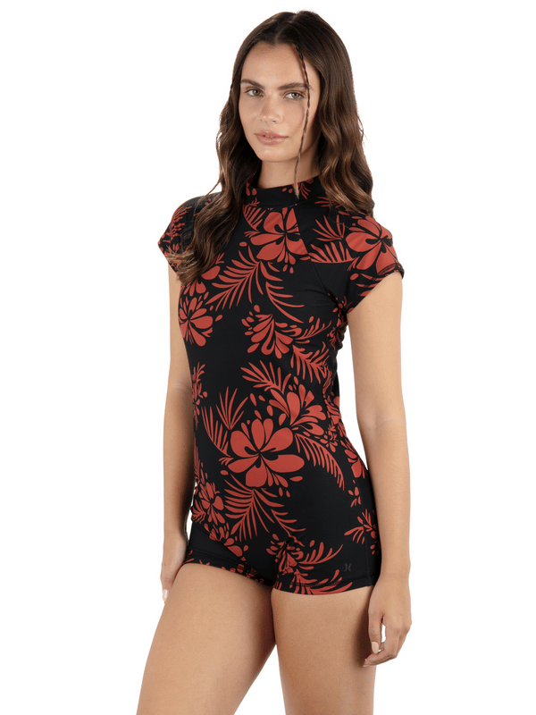 Hurley Hidden Tropical Surfsuit Black