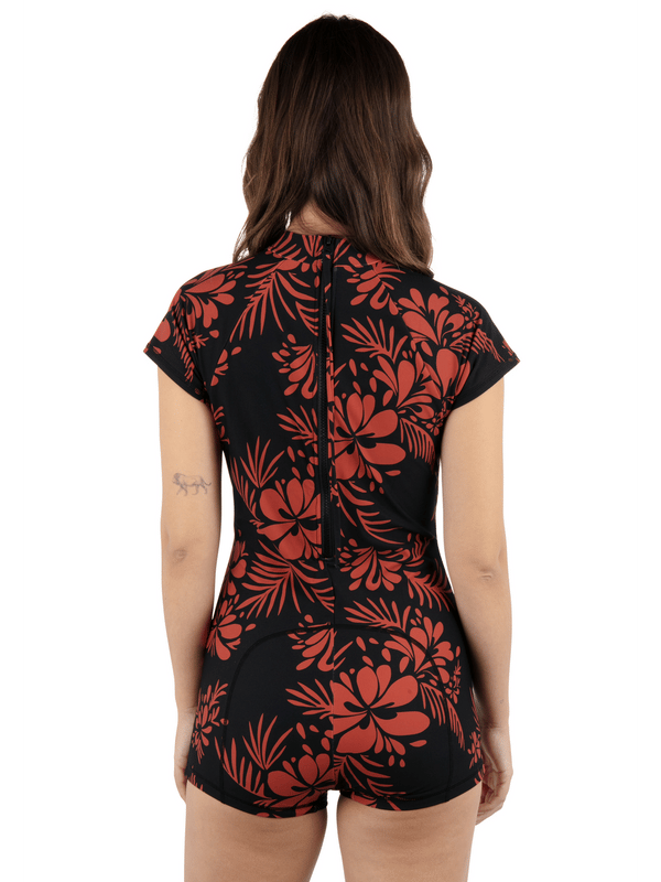 Hurley Hidden Tropical Surfsuit Black