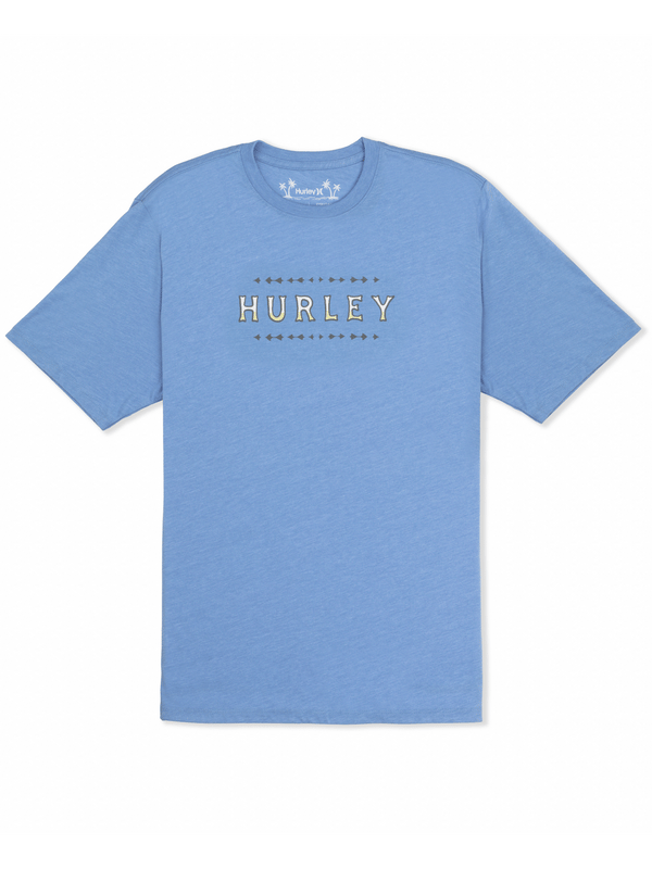 Hurley Hieroglyph Short Sleeve AQUIFER HEATHER