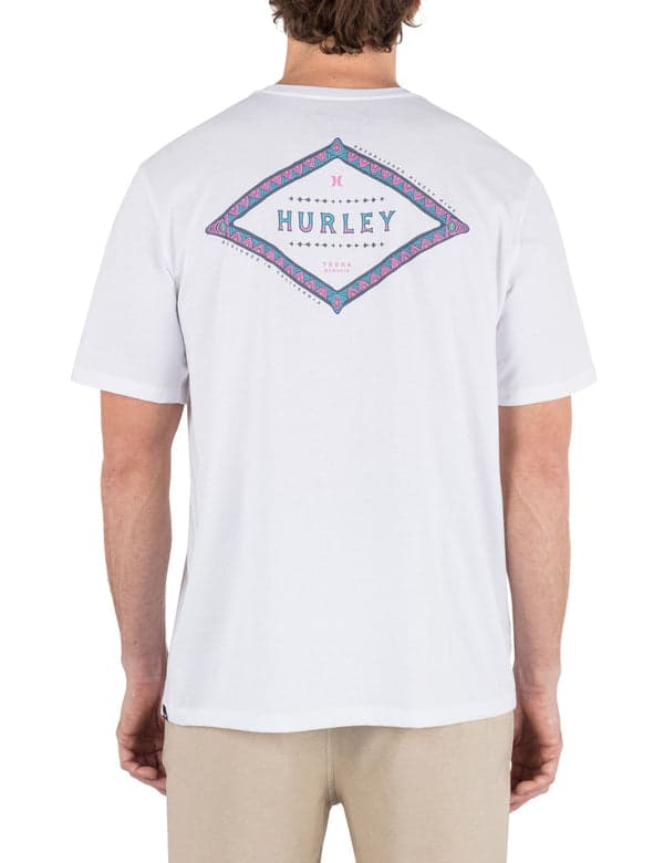 Hurley Hieroglyph Short Sleeve WHITE