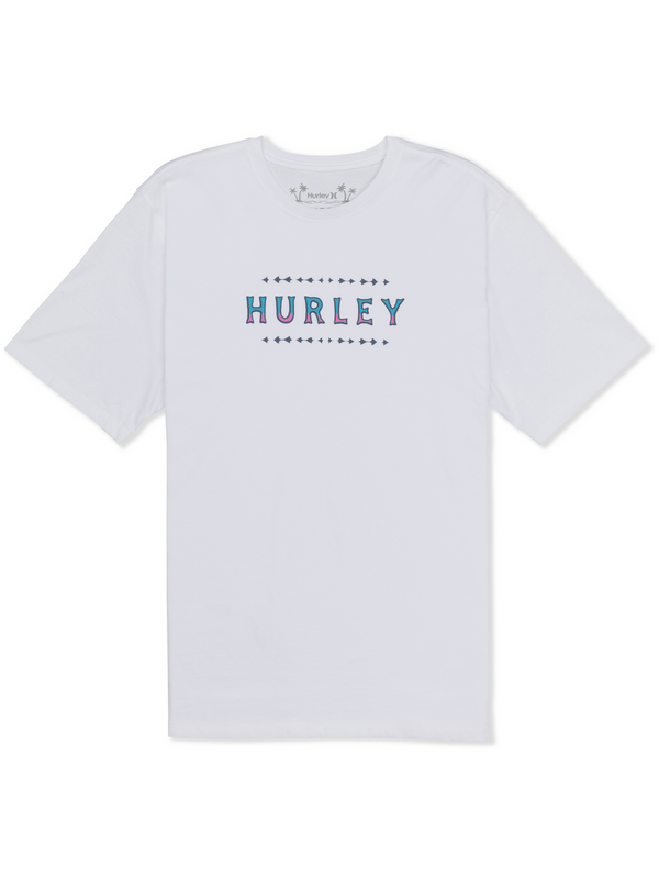 Hurley Hieroglyph Short Sleeve WHITE