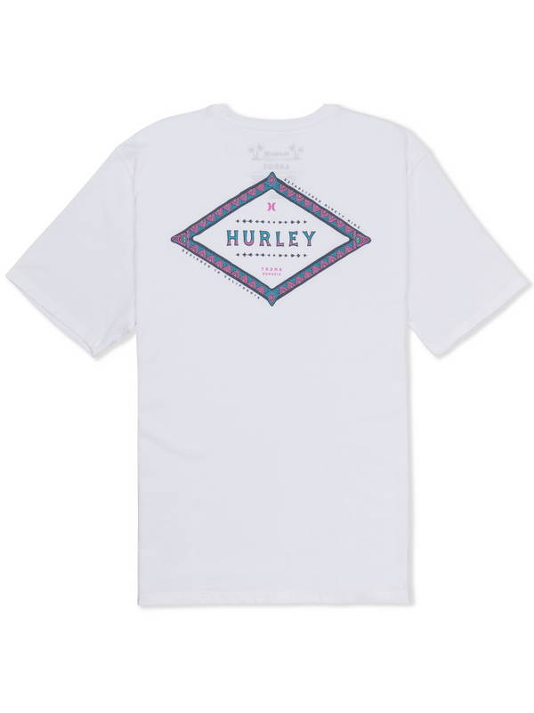Hurley Hieroglyph Short Sleeve WHITE