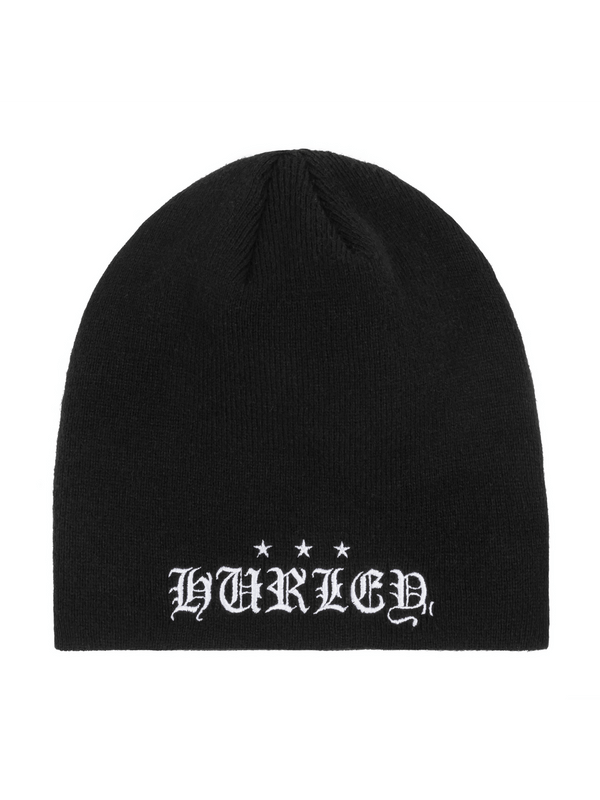 hurley Hurley x Travis Barker Skull Beanie Black