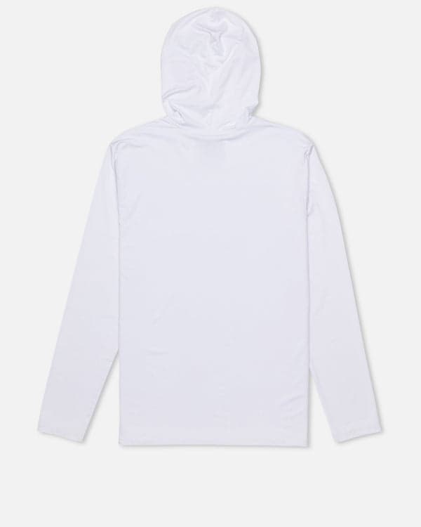 Hurley Hybrid UPF Hooded Long Sleeve White