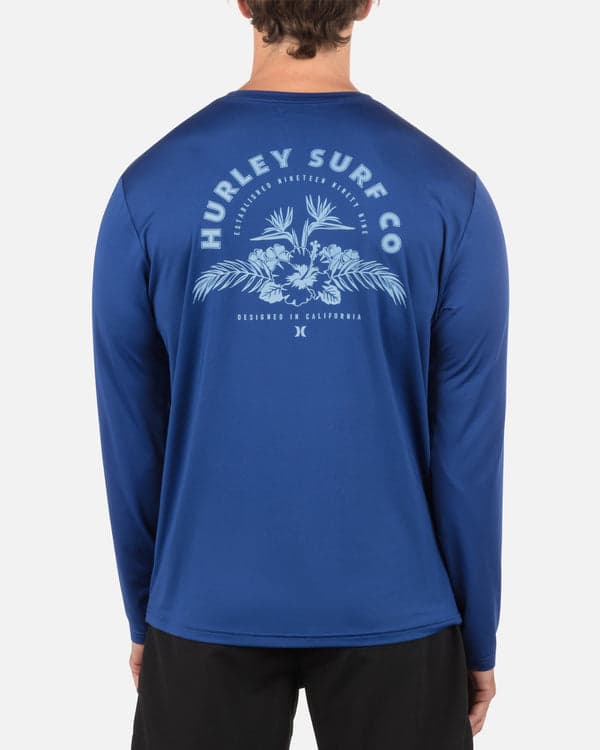 Hurley Hybrid UPF Long Sleeve Abyss