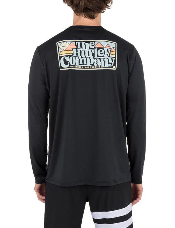 Hurley Hybrid UPF Long Sleeve BLACK