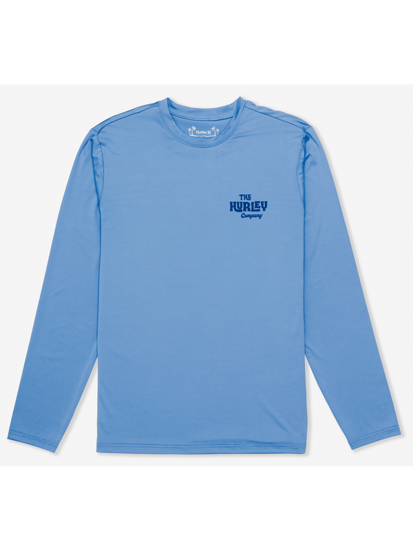 Hurley Hybrid UPF Long Sleeve LIGHT BLUE