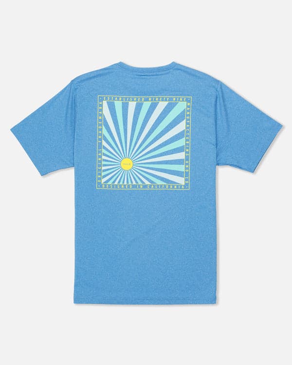 Hurley Hybrid UPF Short Sleeve Kingdom Htr