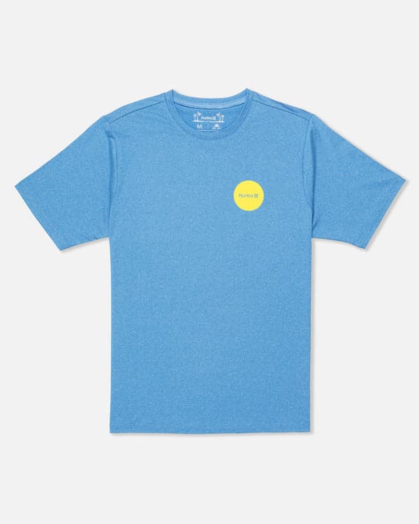 hurley Hybrid UPF Short Sleeve Kingdom Htr