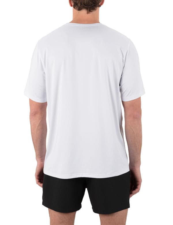 Hurley Hybrid UPF Short Sleeve White
