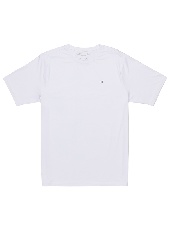 Hurley Hybrid UPF Short Sleeve White