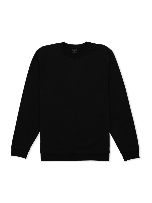 Hurley Icon Long Sleeve Crew BLACK