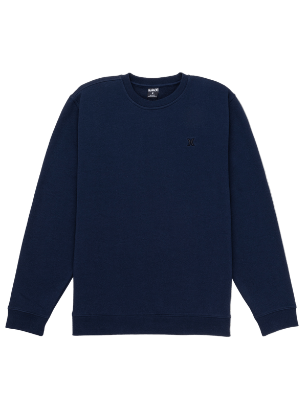 Hurley Icon Long Sleeve Crew DARK BLUE