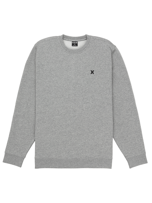 Hurley Icon Long Sleeve Crew GREY HEATHER